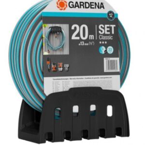 Porte-tuyau mural avec tuyau classic - longueur du tuyau 20 m ø 13 mm. disponible abidjan cote d'ivoire.