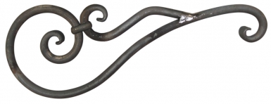 Potence fer forgé de 780x280 mm rond de 25 mm. disponible abidjan cote d'ivoire.