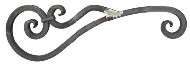 Potence fer forgé de 820x270 mm carré de 25 mm. disponible abidjan cote d'ivoire.