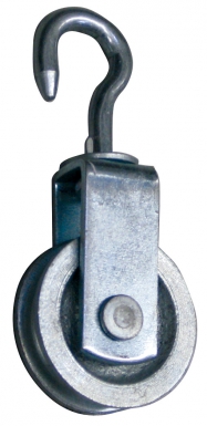 Poulie fonte ø 60 mm monture acier à crochet gorge ronde 12,0 mm. disponible abidjan cote d'ivoire.