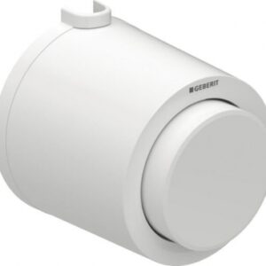 Poussoir pneumatique apparent simple touche - ø 95 mm - blanc. disponible abidjan cote d'ivoire.