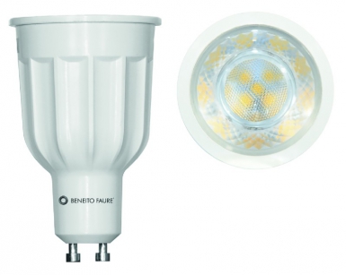 Power gu10 12w 220v 60º led ip40 3000°k 1000 lm dim. disponible abidjan cote d'ivoire.