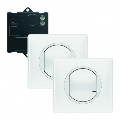 Prêt à poser céliane créer un va-et-vient avec 2 commandes sans fil et 1 micromodule livré complet blanc. disponible abidjan cote d'ivoire.