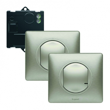 Prêt à poser céliane créer un va-et-vient avec 2 commandes sans fil et 1 micromodule livré complet titane. disponible abidjan cote d'ivoire.