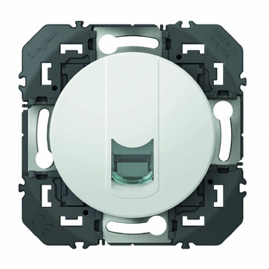 Prise blindée rj45 cat5e ftp dooxie finition blanc. disponible abidjan cote d'ivoire.