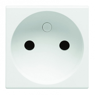 Prise de courant 2p mosaic 2 modules avec connexion par bornes automatiques - blanc. disponible abidjan cote d'ivoire.