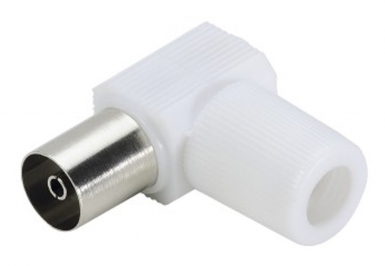 Prise tv 9,52 mm coudé à 90° femelle. disponible abidjan cote d'ivoire.