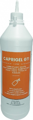 Produit lubrifiant pour conduits " caprigel gti " - flacon 1 l. disponible abidjan cote d'ivoire.