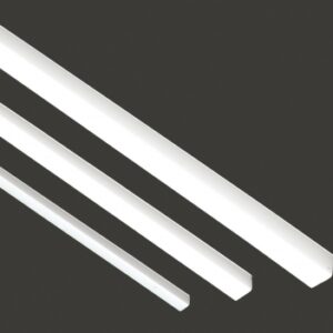 Profilé pvc d'habillage blanc cornière 15x15,2 mm lg. disponible abidjan cote d'ivoire.