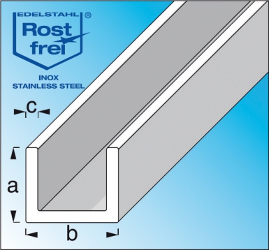 Profilé u inox v2a dim. disponible abidjan cote d'ivoire.