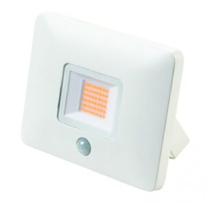 Projecteur flom blanc midi sensor 23 w 2610lm 3000k cl i ip65 ik06 ra>80 non dimmable. disponible abidjan cote d'ivoire.