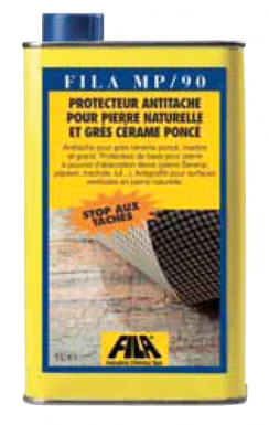 Protection anti-tache pour pierre et grés cérame poli " fila mp/90 " 1 l. disponible abidjan cote d'ivoire.