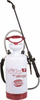 Pulvérisateur 7 l à pression préalable vito 7 - spécial produits agressifs - lance + tuyau 1,20 m. disponible abidjan cote d'ivoire.