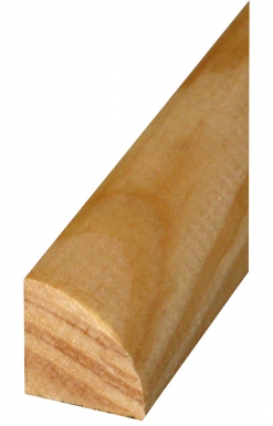 Quart de rond pin des landes 24 x 24 mm lg. disponible abidjan cote d'ivoire.