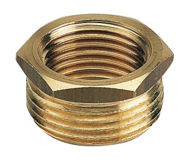 Réduction à collerette mâle-femelle laiton - d 12x17, d 5x10. disponible abidjan cote d'ivoire.