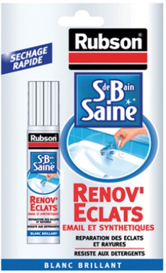 Rénov"éclats rubson - réparation des éclats et rayures - flacon applicateur 10 ml. disponible abidjan cote d'ivoire.
