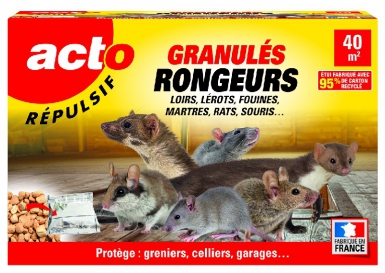 Répulsifs rongeurs - granulés 400 gr. disponible abidjan cote d'ivoire.