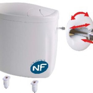 Réservoir attenant registar - commande double débit - alim. disponible abidjan cote d'ivoire.