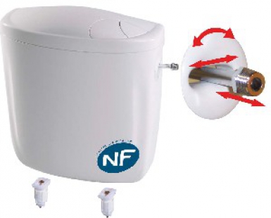 Réservoir attenant registar - commande double débit - alim. disponible abidjan cote d'ivoire.