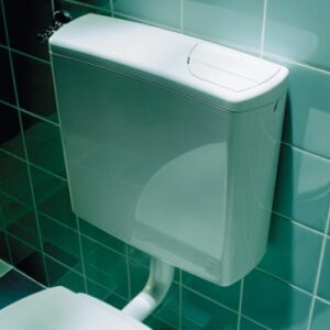 Réservoir de chasse position basse - 2 touches 3/6 l - blanc. disponible abidjan cote d'ivoire.