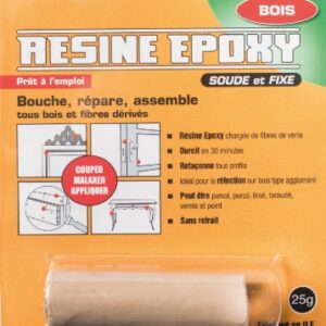 Résine epoxy bois - 25 g - coul. disponible abidjan cote d'ivoire.