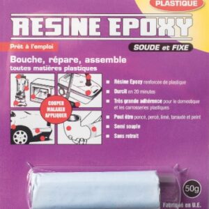 Résine epoxy plastique - 50 g - coul. disponible abidjan cote d'ivoire.