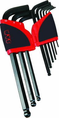 Râtelier de 9 clés mâles 6 pans à tête sphérique 67-ar9a composition 1,5 2 2,5 3 4 5 6 8 10 en mm. disponible abidjan cote d'ivoire.