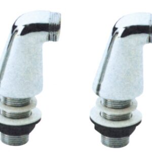 Raccord colonnette 1/2" x 3/4" à rosace en laiton - finition chromé. disponible abidjan cote d'ivoire.