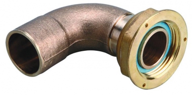 Raccord coudé 90° de sortie de compteur calibre 20 - écrou 6/20 - pour tube ø 28 x 1. disponible abidjan cote d'ivoire.