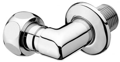 Raccord coudé réglable - chromé - écrou 20x27 - douille m 15x21 - rosace. disponible abidjan cote d'ivoire.