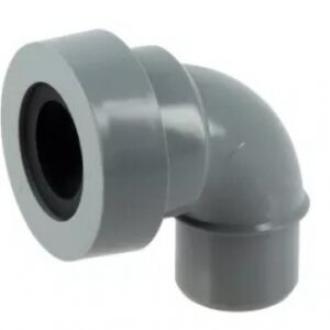 Raccord d'évacuation à joint à lèvre coudé 87°30 - ø 32 mâle-femelle. disponible abidjan cote d'ivoire.