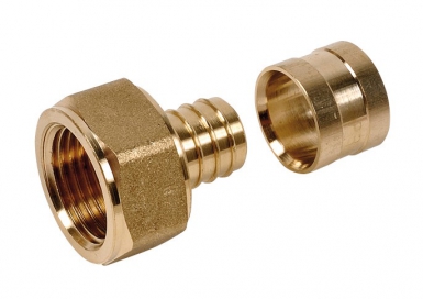 Raccord per fixe laiton femelle - ø tube 12 - filetage 12 x 17. disponible abidjan cote d'ivoire.