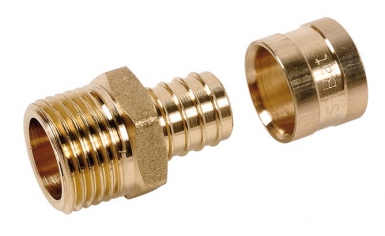 Raccord per fixe laiton mâle - ø tube 20 - filetage 15 x 21. disponible abidjan cote d'ivoire.