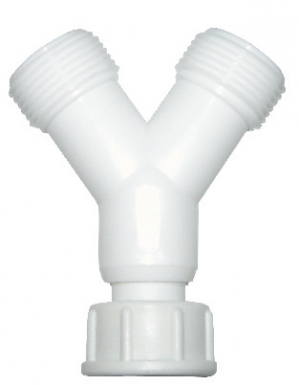 Raccord "y" pvc sortie filetée 20 x 27 - écrou 20 x 27. disponible abidjan cote d'ivoire.