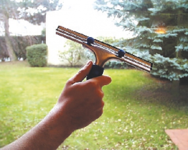 Raclette vitre - monture acier zingué, 250mm. disponible abidjan cote d'ivoire.