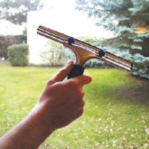 Raclette vitre - monture acier zingué, 350mm. disponible abidjan cote d'ivoire.