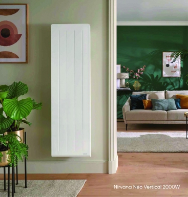 Radiateur chaleur douce nirvana néo hxlxp: 1333x450x123 mm vertical blanc 1000w. disponible abidjan cote d'ivoire.
