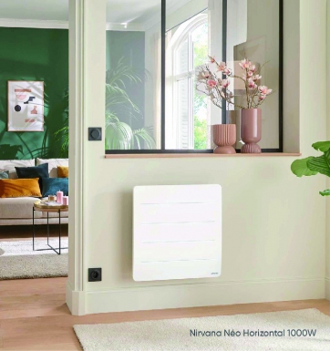 Radiateur chaleur douce nirvana néo hxlxp: 600x452x115 mm blanc 750w . disponible abidjan cote d'ivoire.