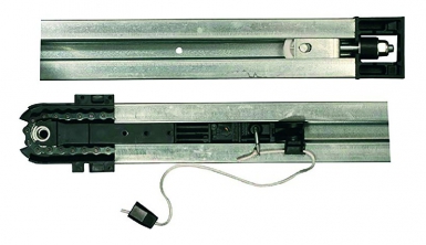 Rail chaine 2,90 m ( en 2 parties ) pour motorisation porte de garage. disponible abidjan cote d'ivoire.