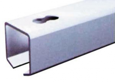 Rail tubulaire galvanisé 26x25 mm avec visserie l 1,85 m. disponible abidjan cote d'ivoire.