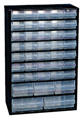 Rangement organizer c10-40 - 40 tiroirs  - lxpxh : 465 x 306 x 147 mm. disponible abidjan cote d'ivoire.