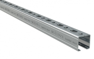 Rapidrail® w12 rail de montage (gs) acier galvanisé sendzimir perforé - 30 x 15 x 1,5 mm - 2 m. disponible abidjan cote d'ivoire.
