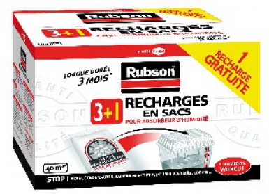Recharge pour absorbeur d"humidité classic - cristaux hygroscopiques - 3 recharges. disponible abidjan cote d'ivoire.