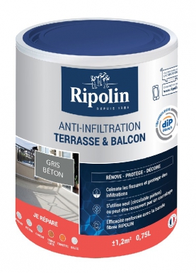 Revêtement polyvalent et souple pour colmater fissures, défauts de raccordement et relevés d'étanchéité sur toutes surfaces extérieures circulables - s'applique sur toiture plate circulable, loggia,. disponible abidjan cote d'ivoire.
