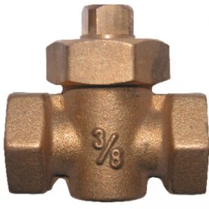 Robinet d'arrêt à boisseau tête carré double femelle - laiton matricé - filetage 15x21. disponible abidjan cote d'ivoire.