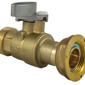 Robinet de compteur tête à manivelle - calibre 20 - pour compteur 6/20. disponible abidjan cote d'ivoire.