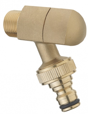 Robinet de puisage laiton brut - raccordement rapide 15x21. disponible abidjan cote d'ivoire.