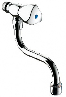 Robinet évier mural d275150 à bec orientable l 150 mm - chromé. disponible abidjan cote d'ivoire.