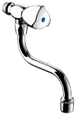 Robinet évier mural d275200 à bec orientable l 200 mm - chromé. disponible abidjan cote d'ivoire.