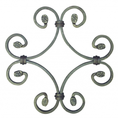 Rosace fer plat de 12 x 6 mm diamètre 250 mm. disponible abidjan cote d'ivoire.